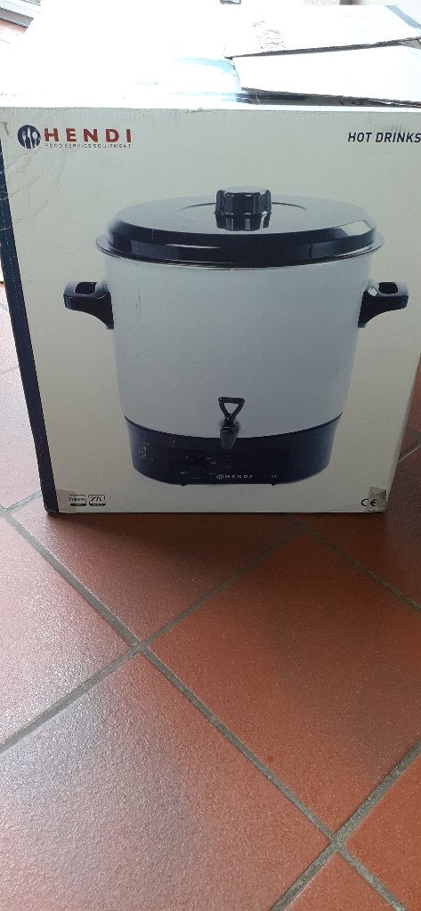 2 stuks Hendi warme drank ketel 27 liter, Electroménager, 2 litres ou plus, Enlèvement, Comme neuf