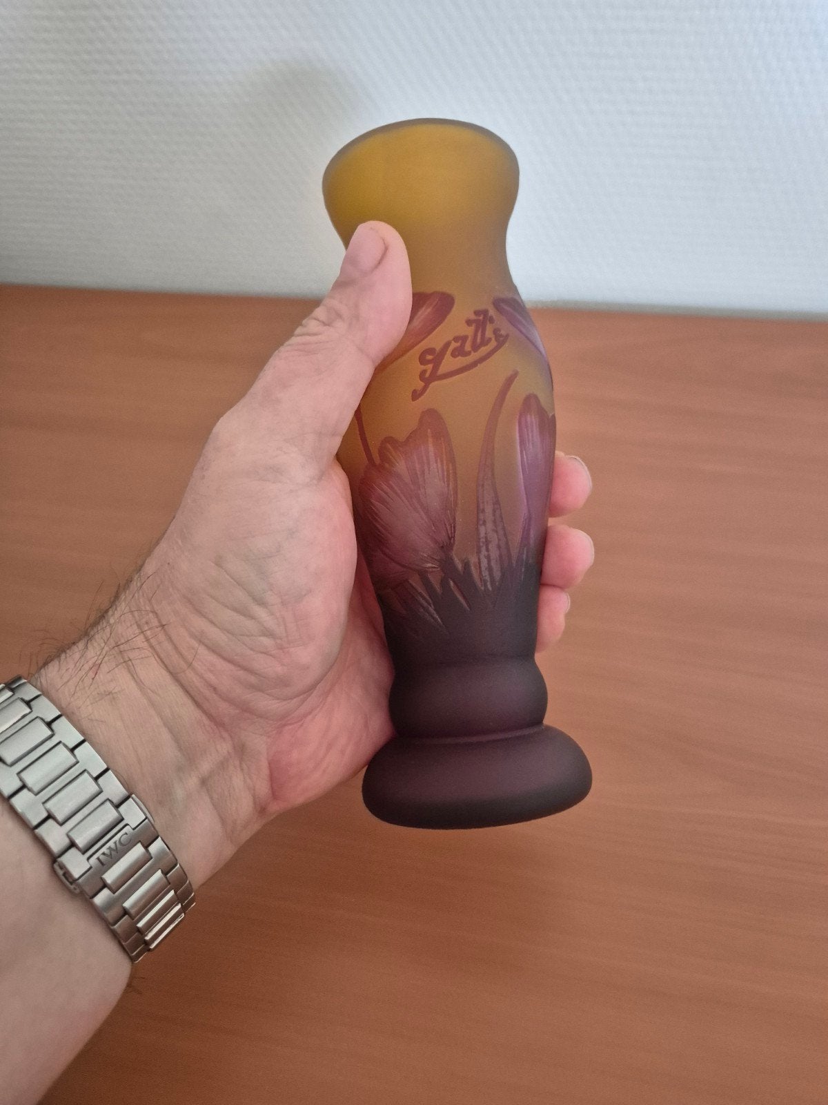 vase tip gallé en excellent état, Antiquités & Art, Enlèvement ou Envoi
