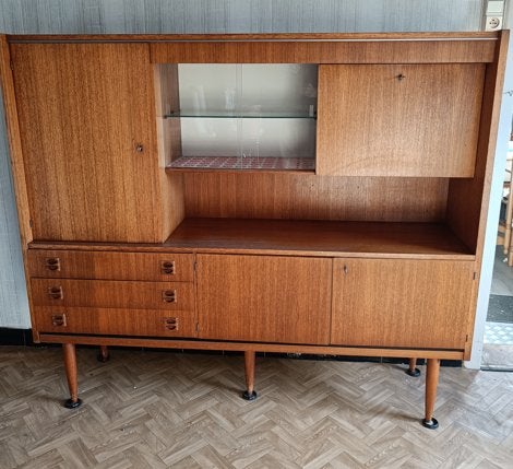Vintage kast, Huis en Inrichting, Ophalen, Gebruikt, 150 tot 200 cm, Vintage