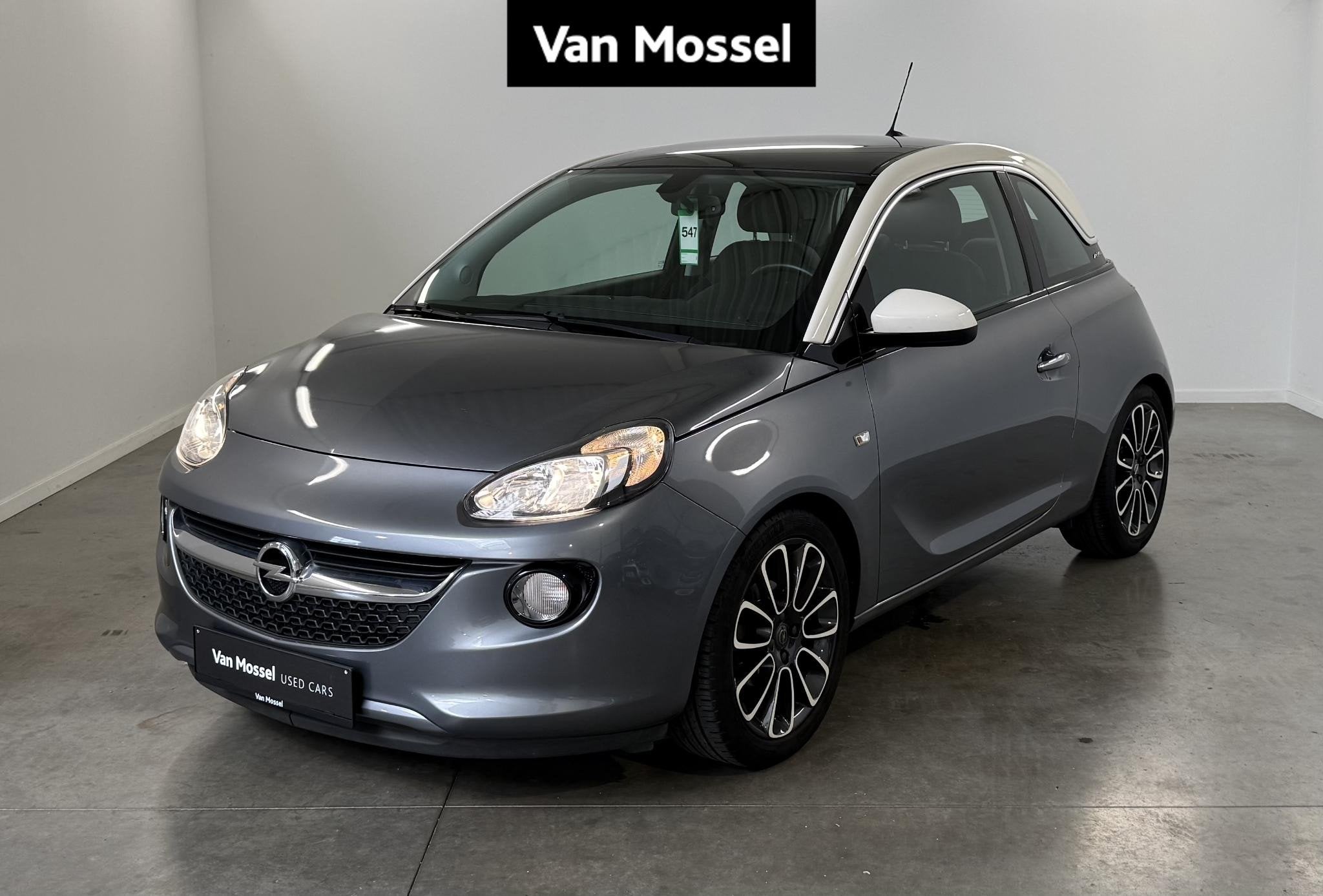 Opel ADAM 1.2 51kW Adam, Autos, Argent ou Gris, Entreprise, Noir, Tissu
