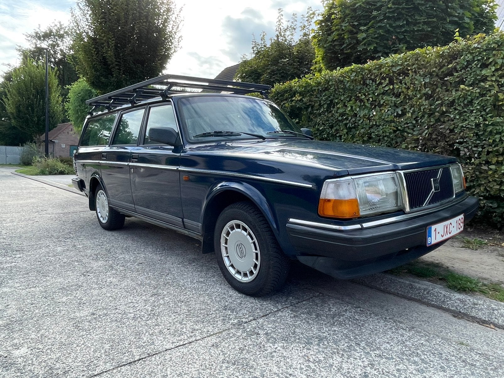 Volvo 240 1992 LPI, Bleu, 5 portes, Particulier, Tissu