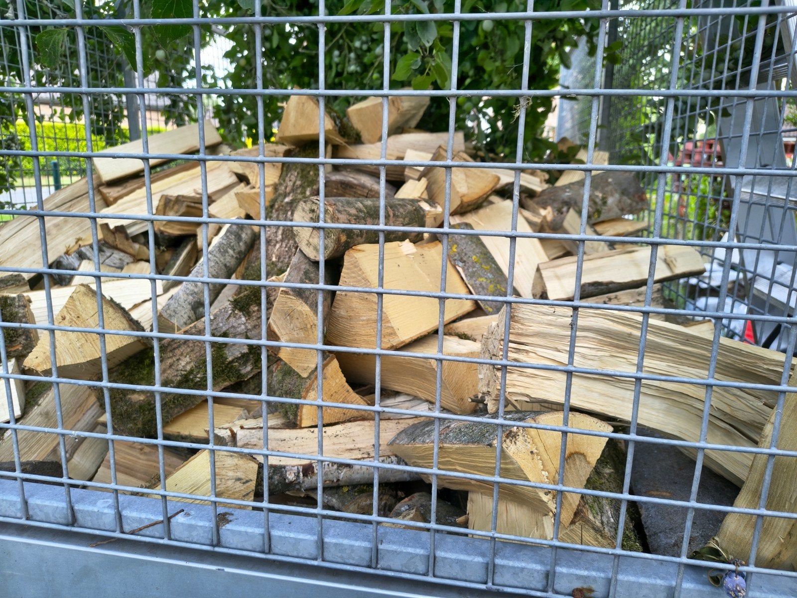 Brandhout ES, Jardin & Terrasse, Bois de chauffage, 3 à 6 m³, Enlèvement, Frêne, Bûches