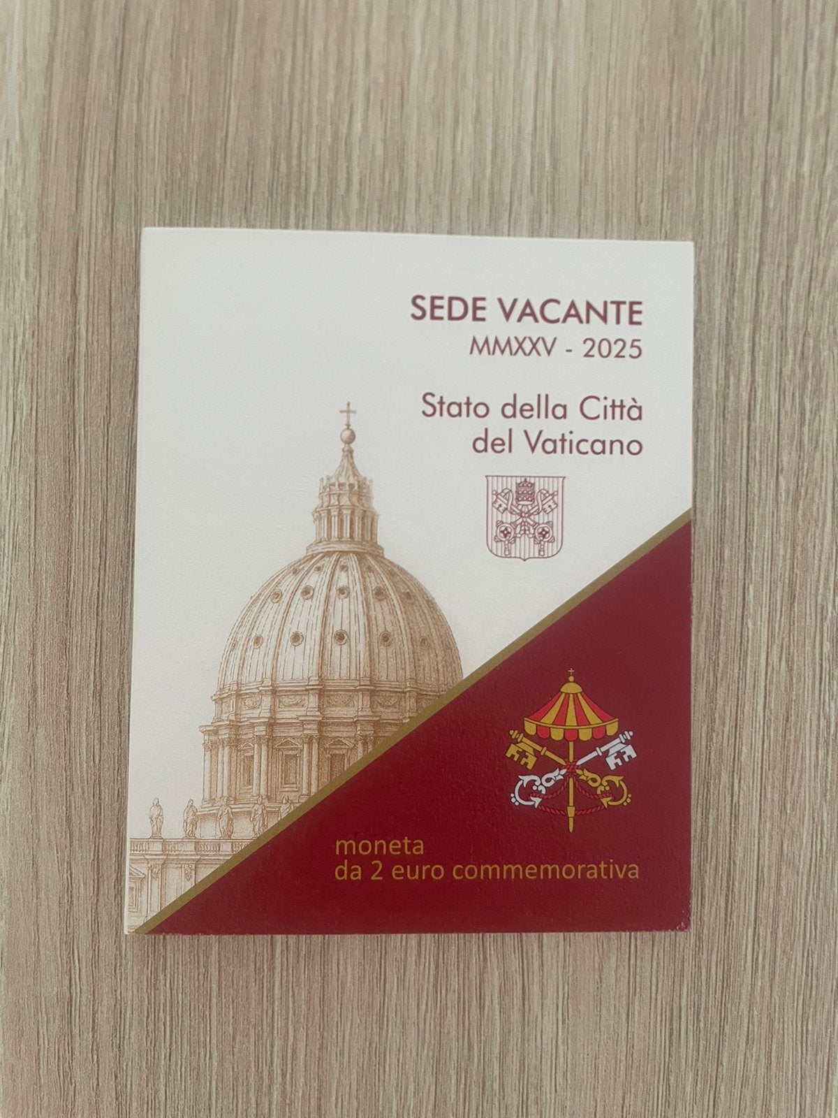 2 Euro Vaticaan 2025 Sede Vacante, Timbres & Monnaies, Monnaies | Europe | Monnaies euro, Enlèvement ou Envoi, Vatican, 2 euros
