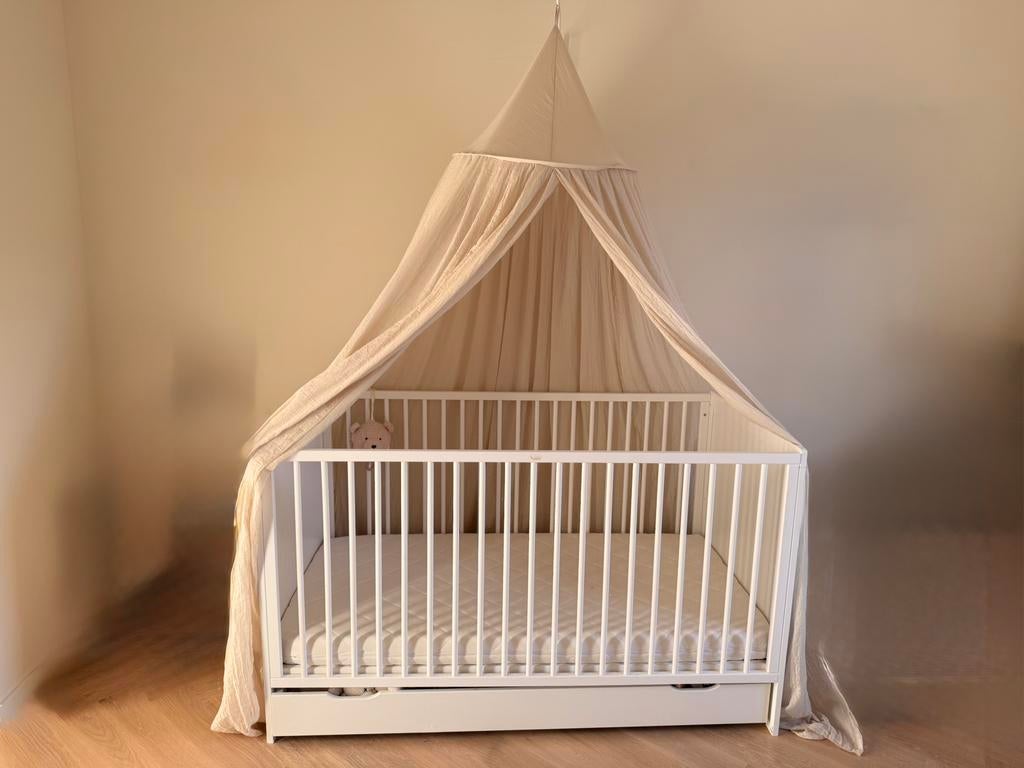 Ledikant 140x80, Kinderen en Baby's, Ophalen, Gebruikt