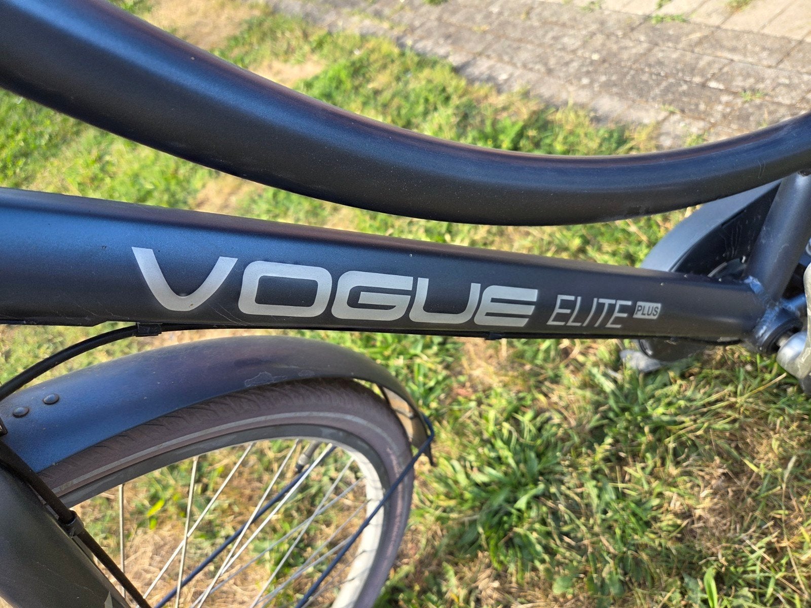 dames fiets Vogue, Ophalen