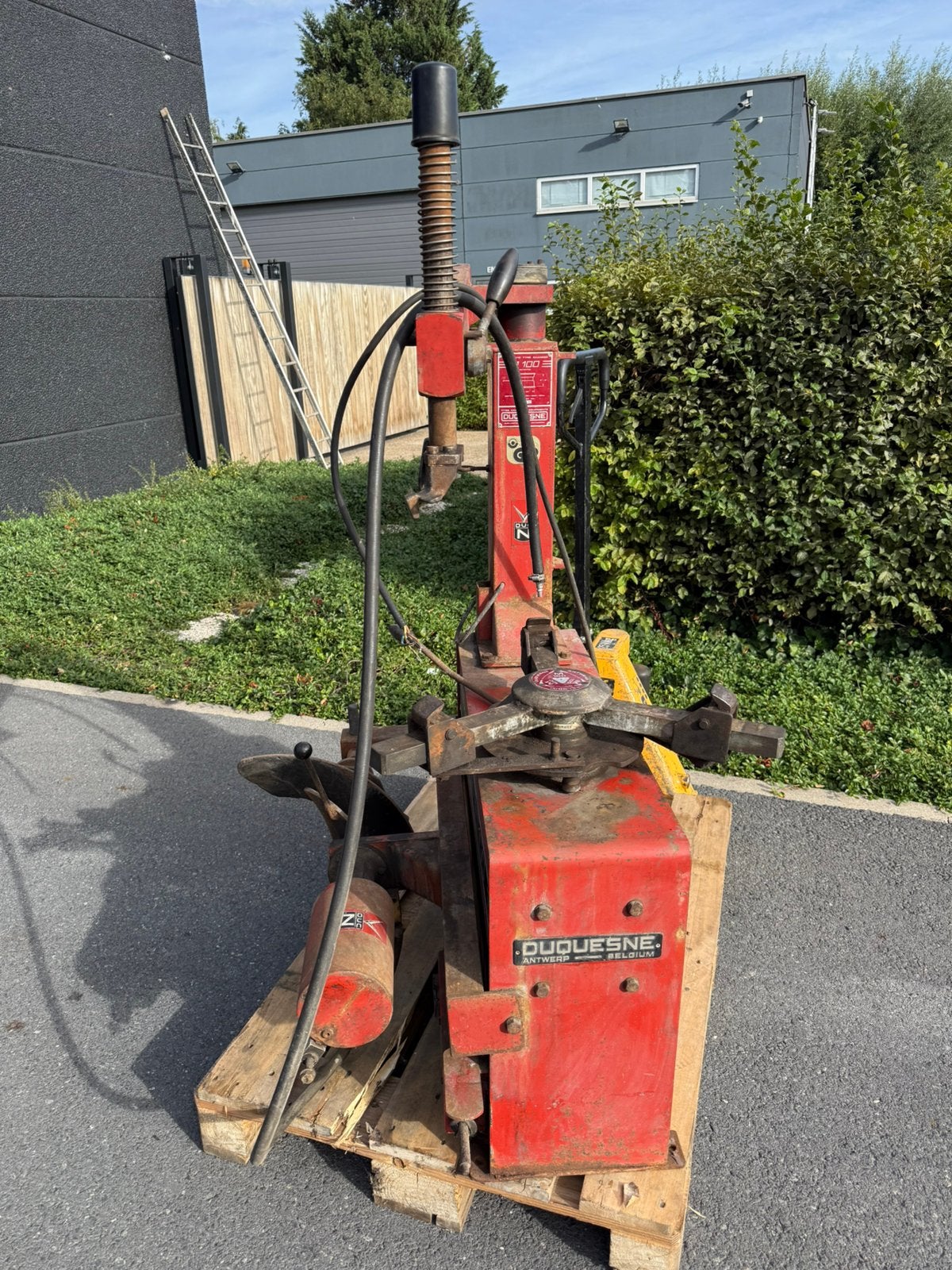 Banden machine, Ophalen, Gebruikt