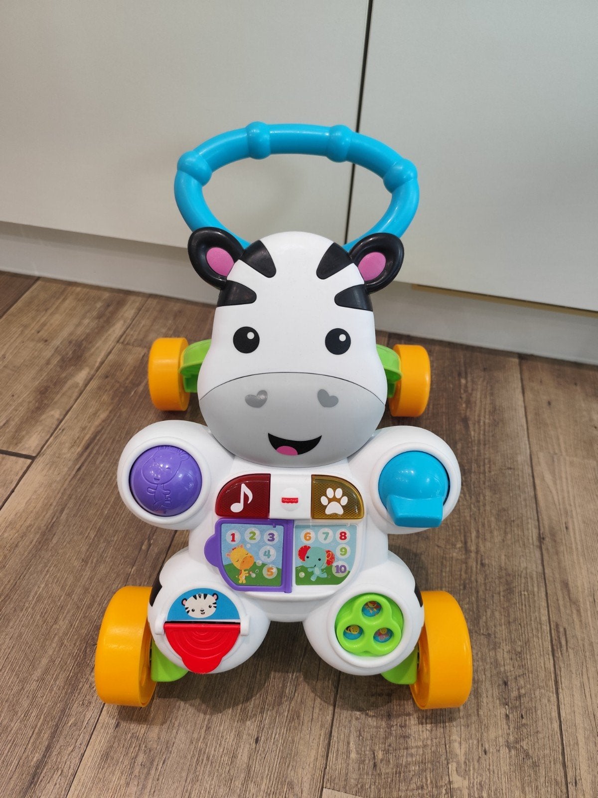 Fisher Price loop met mij-zebra, Ophalen