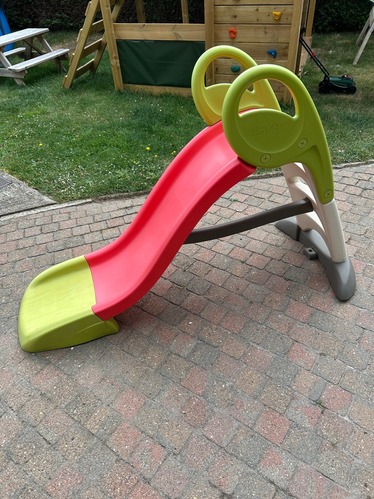 Smoby glijbaan met aansluiting tuinslang, Ophalen, Zo goed als nieuw, Glijbaan