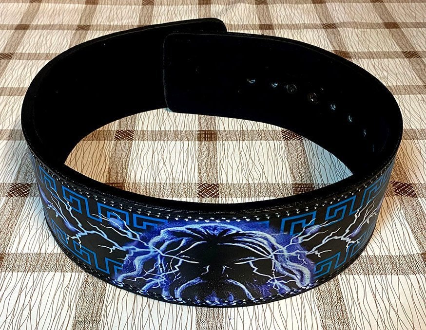 Powerlifting Riem Lever Buckle Belt ZeusAnime Karakter Print, Ophalen of Verzenden, Nieuw, Buik, Halterriem