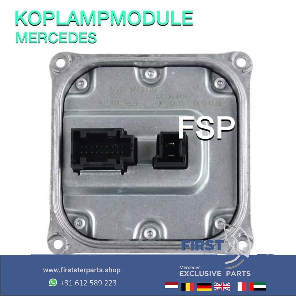 A2228700789 Koplamp module Mercedes C E CLS ML GL V S Klasse, Auto-onderdelen, Gebruikt, -, Ophalen of Verzenden, -