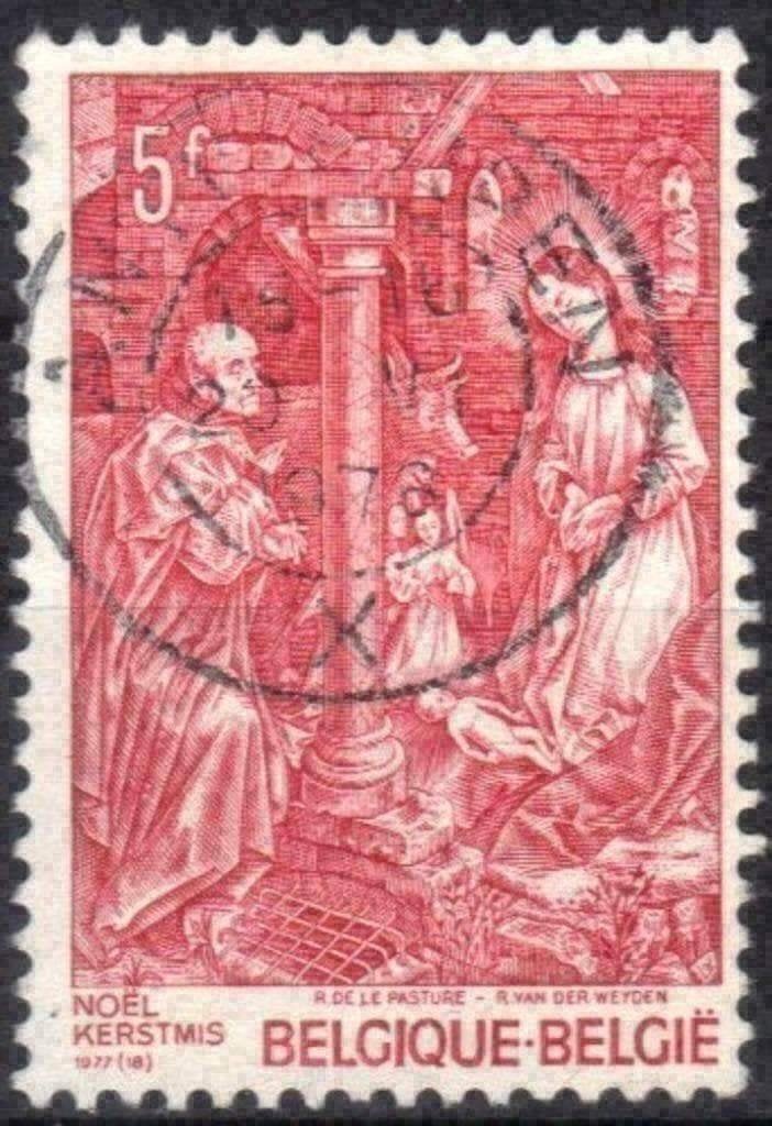 Belgie 1977 - Yvert 1869/OBP 1874 - Kerstmis (ST), Postzegels en Munten, Verzenden, Gestempeld, Gestempeld