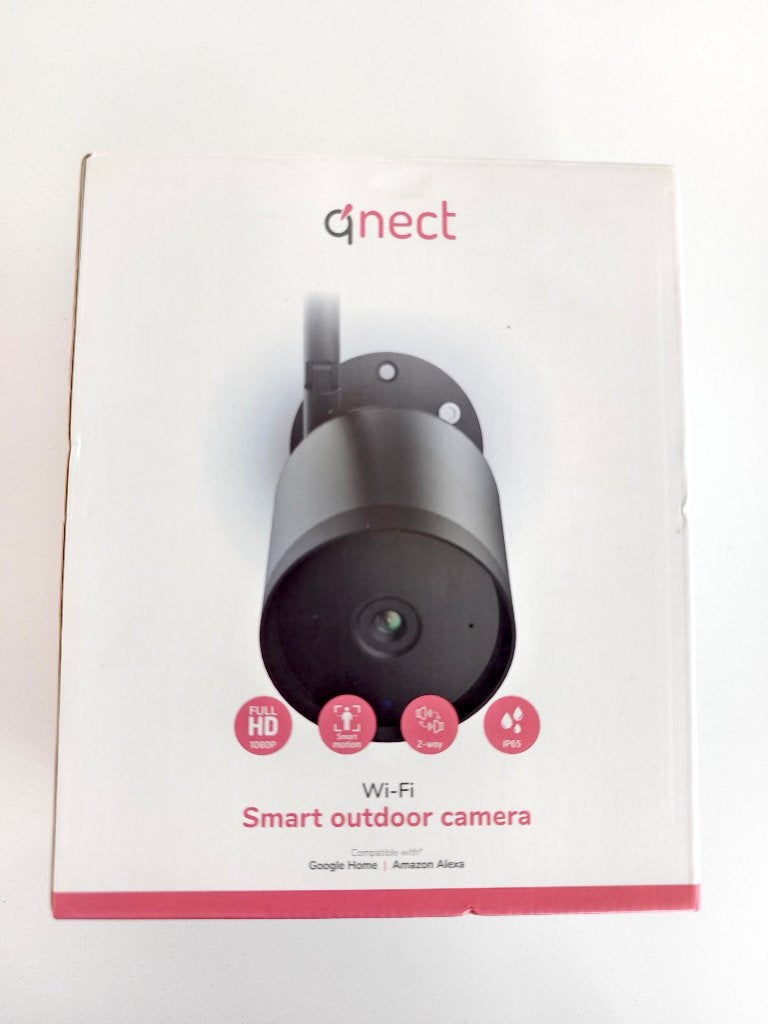 Qnect Smart Outdoor Camera (Nieuw in Doos!), TV, Hi-fi & Vidéo, Caméras de surveillance, Enlèvement ou Envoi, Neuf, Caméra extérieure