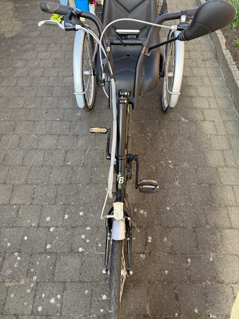 Elektrische tri-bike, Ophalen, Gebruikt, Tri-bike, Verstelbare zitting
