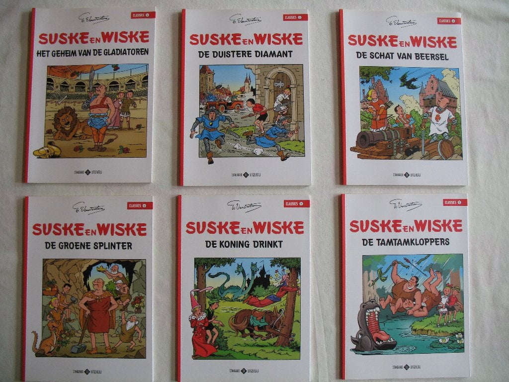 Suske en Wiske,Classics, W. Vandersteen,1ste druk heruitgave, Boeken, Stripverhalen, Meerdere stripboeken, Ophalen of Verzenden