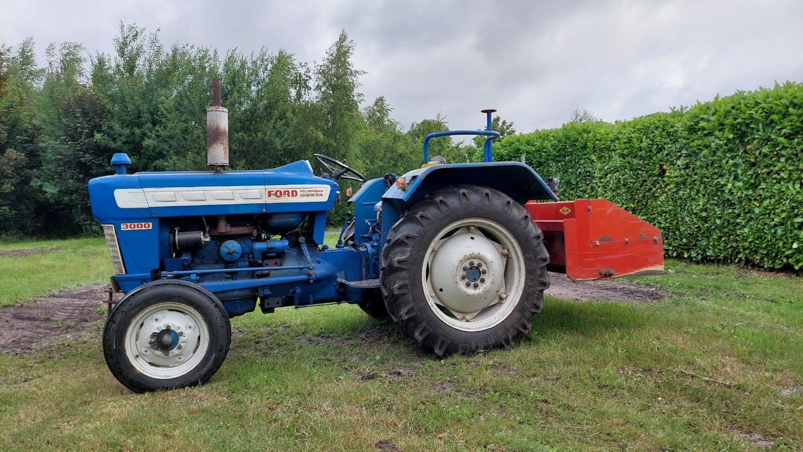 Hobbytractor ford dexta 3000 met toebehoren, Ophalen, Oldtimer, Ford