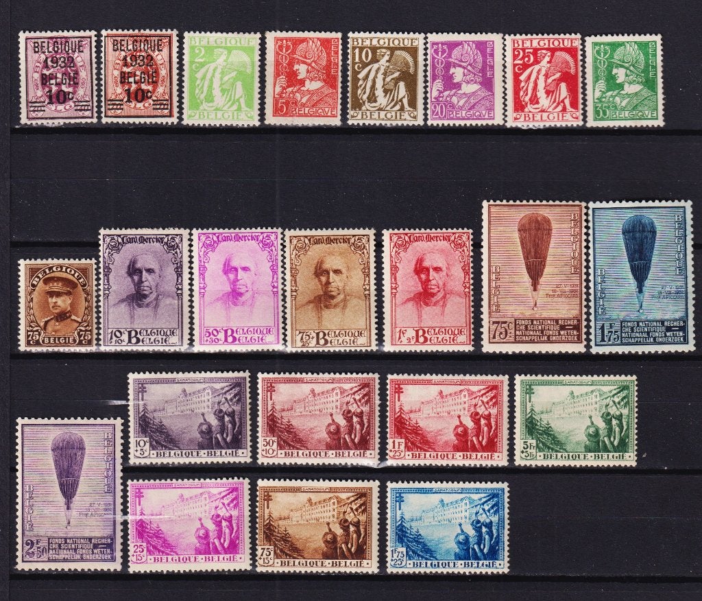 Belgique 1932, Timbres & Monnaies, Timbres | Europe | Belgique, Envoi, Non oblitéré, Trace d'autocollant