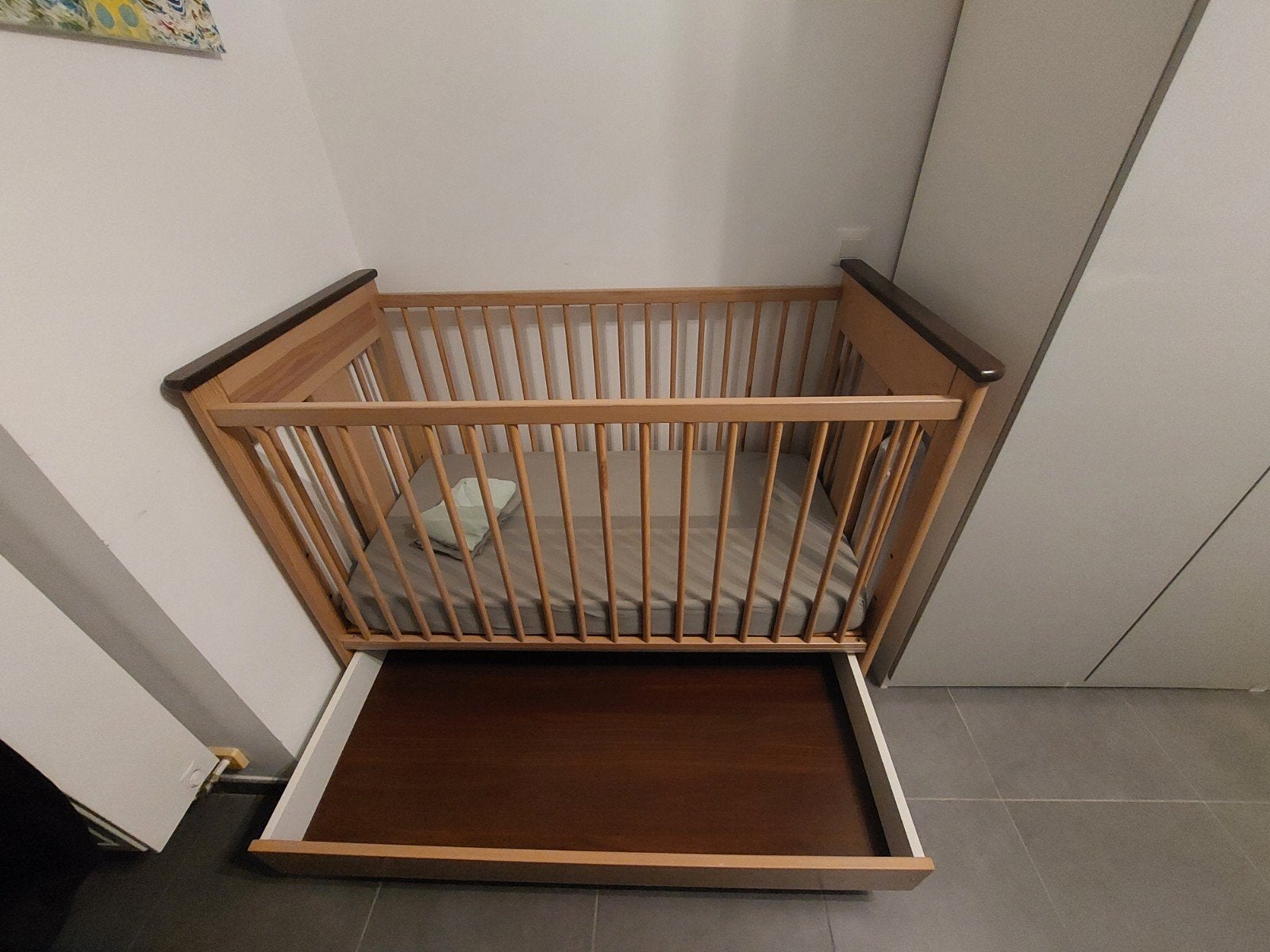 Babybedje met matras, Kinderen en Baby's, Babywiegjes en Ledikanten, Ophalen