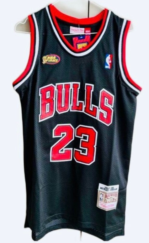 Maillot Bulls Jordan 23 NBA Finals jersey Mitchell & Ness, Sports & Fitness, Basket, Enlèvement ou Envoi, Neuf, Vêtements