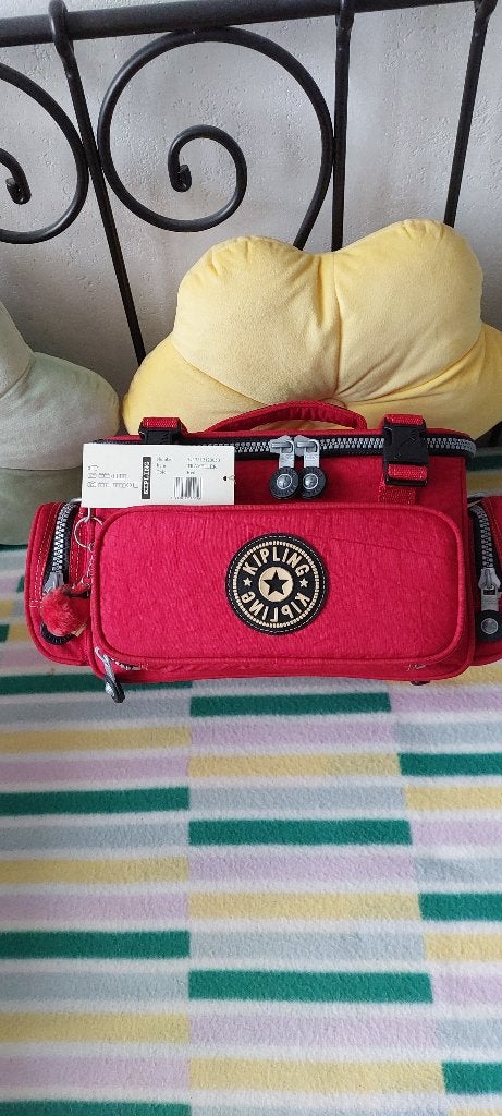 Kipling foto tas rood, Handtassen en Accessoires, Tassen | Schoudertassen, Ophalen, Nieuw, Rood, Kipling