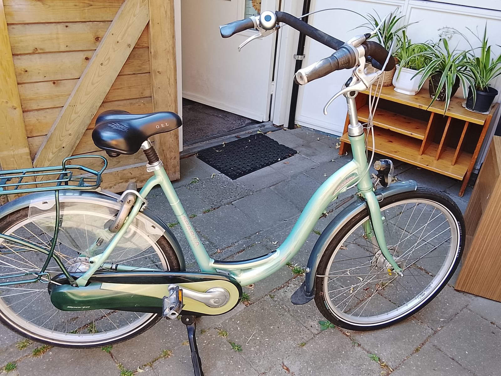 Mooie dames fiets, Fietsen en Brommers, Ophalen, Zo goed als nieuw, Sparta