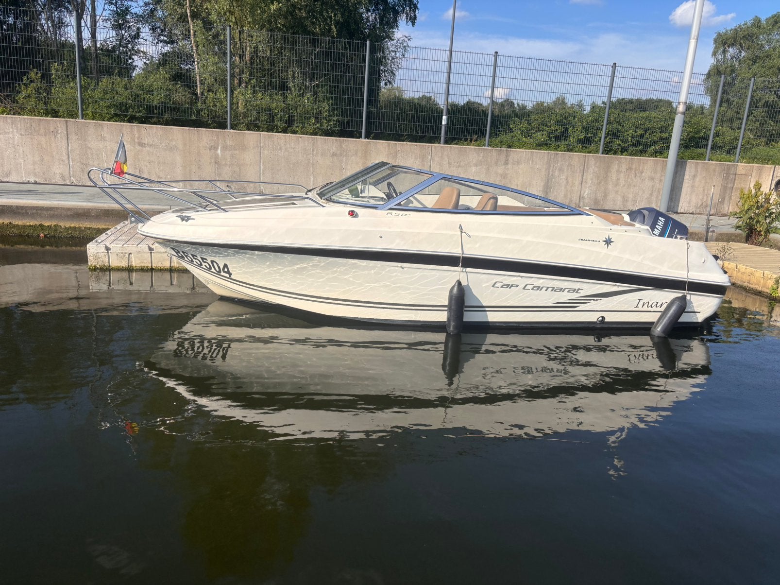 Jeanneau Cap Camarat 6.5 DC met YAMAHA 150pk, Aluminium, 120 tot 200 pk, Zo goed als nieuw, Elektrische start