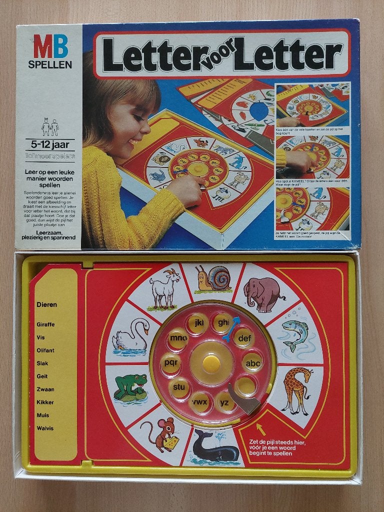 Letter voor Letter - leuke manier om woorden te spellen, Ophalen of Verzenden, Zo goed als nieuw, Taal en Lezen