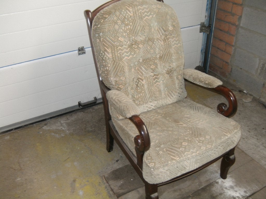 zetel, Huis en Inrichting, Ophalen, Hout, Eenpersoons, Zo goed als nieuw