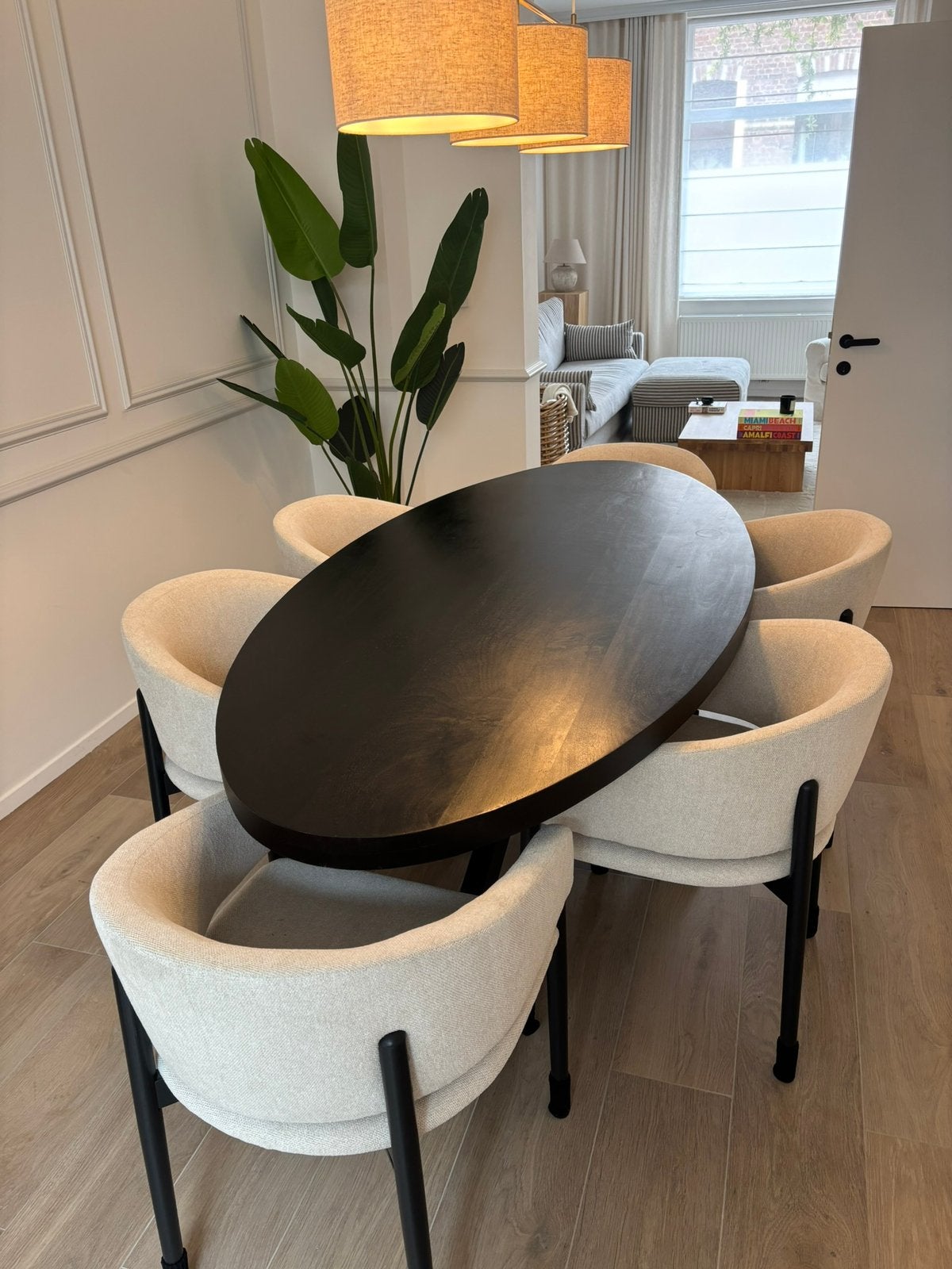 Eettafel Goossens Wonen, Huis en Inrichting, Ophalen, Zo goed als nieuw