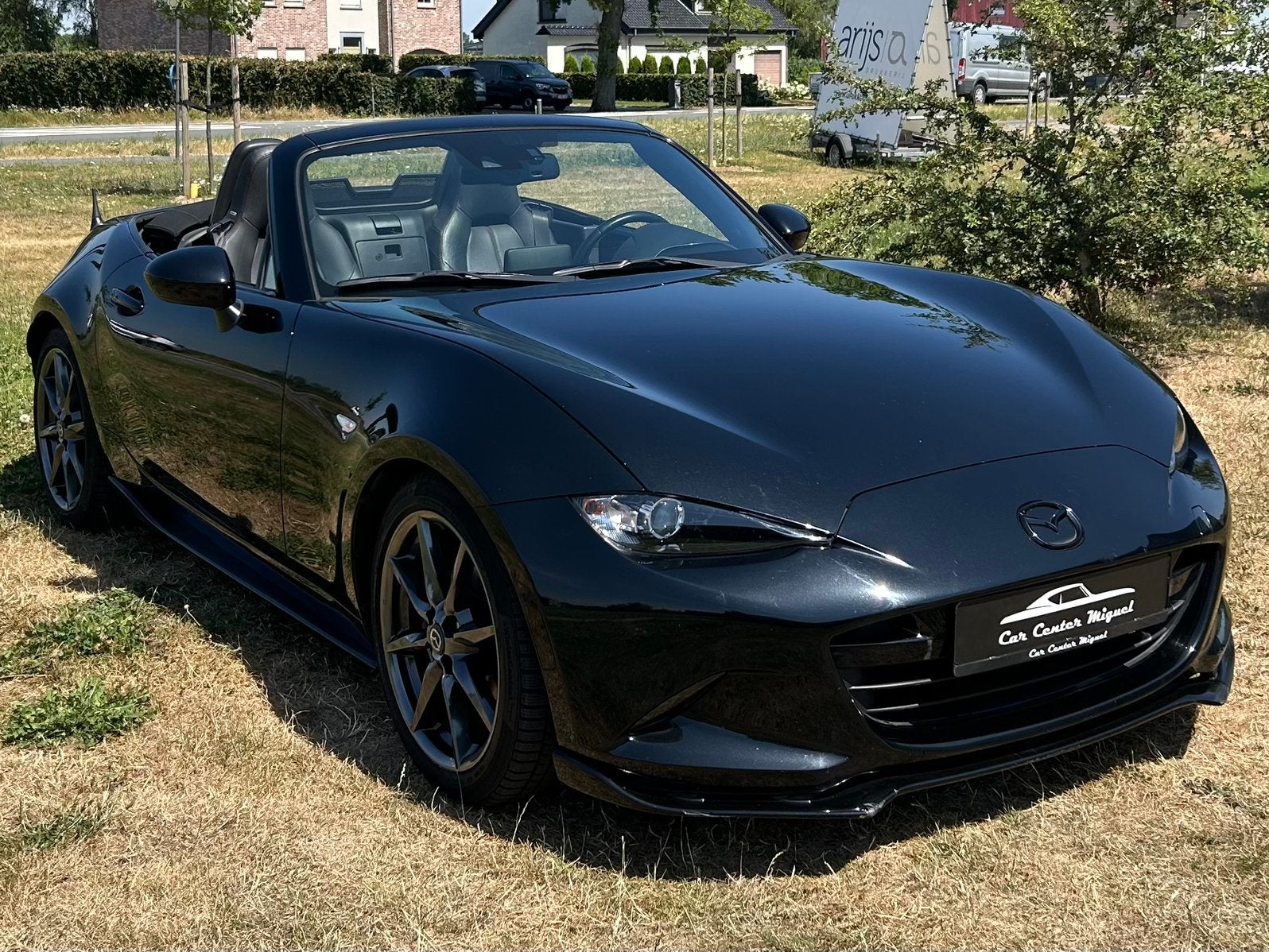 Mazda MX5 ND 2.0 //Lip kit//LSD//Verlaagd, Cuir et Alcantara, Euro 6, Entreprise, Noir