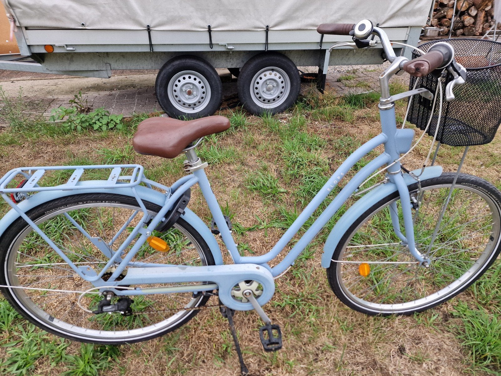 damesfiets elops 28" 53 cm, Vélos & Vélomoteurs, Vitesses, Frein sur jante, 53 à 56 cm, Enlèvement