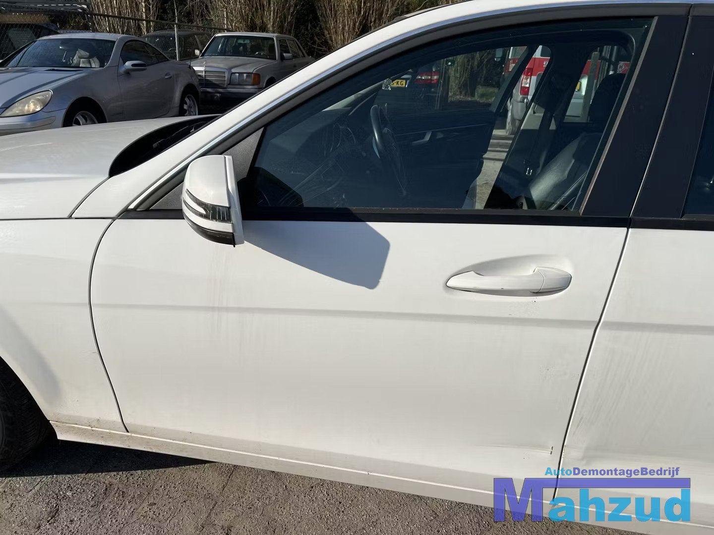 MERCEDES C klasse W204 wit 149 links voor deur 2011-2014, Auto-onderdelen, Gebruikt, Mercedes-Benz AG, Deur, Mercedes-Benz