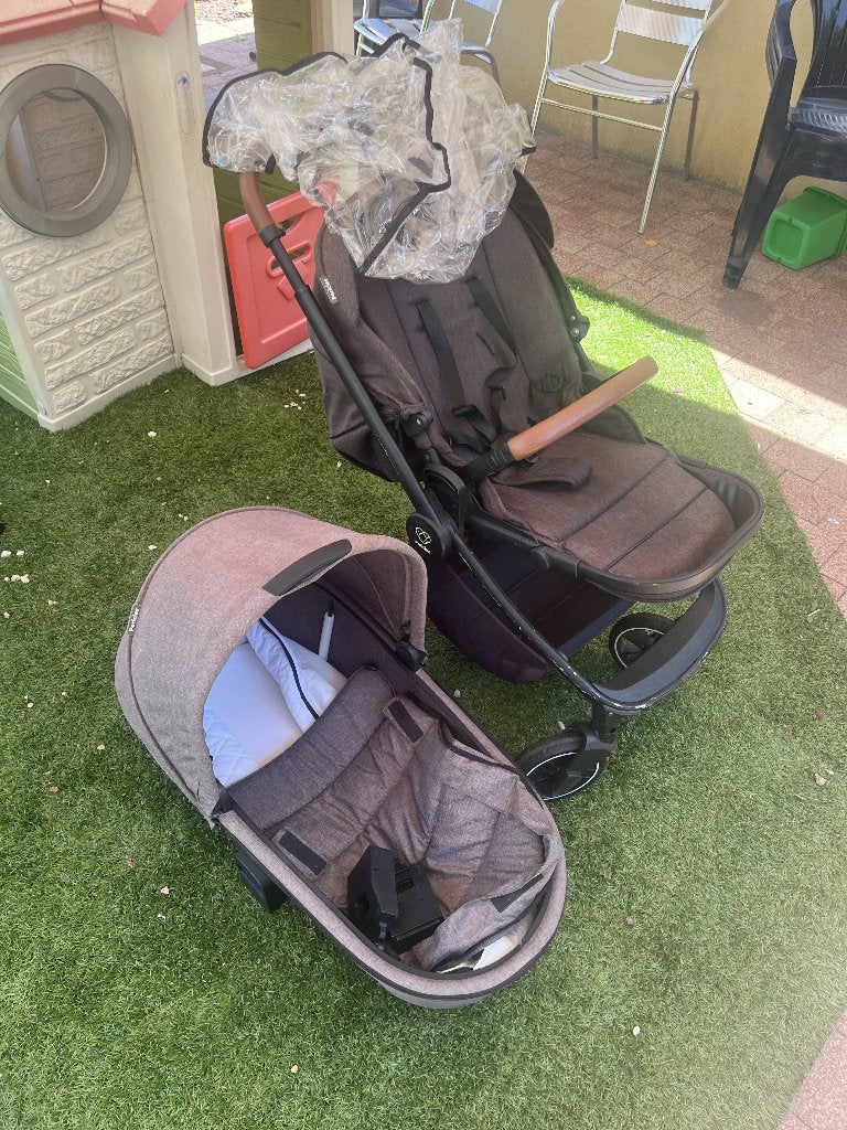 Pericles 2-in-1 kinderwagen met reiswieg en wandelwagen, Gebruikt, Met reiswieg, Ophalen, Kinderwagen