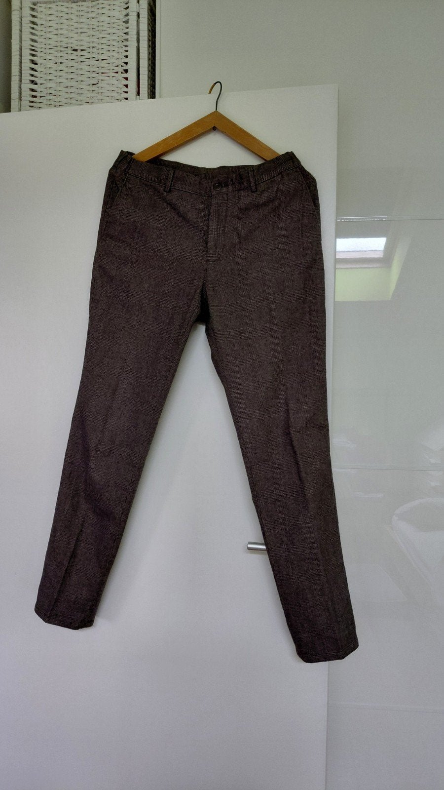 Pantalon homme Massimo Dutti 42, Enlèvement ou Envoi, Brun, Autres tailles, Porté