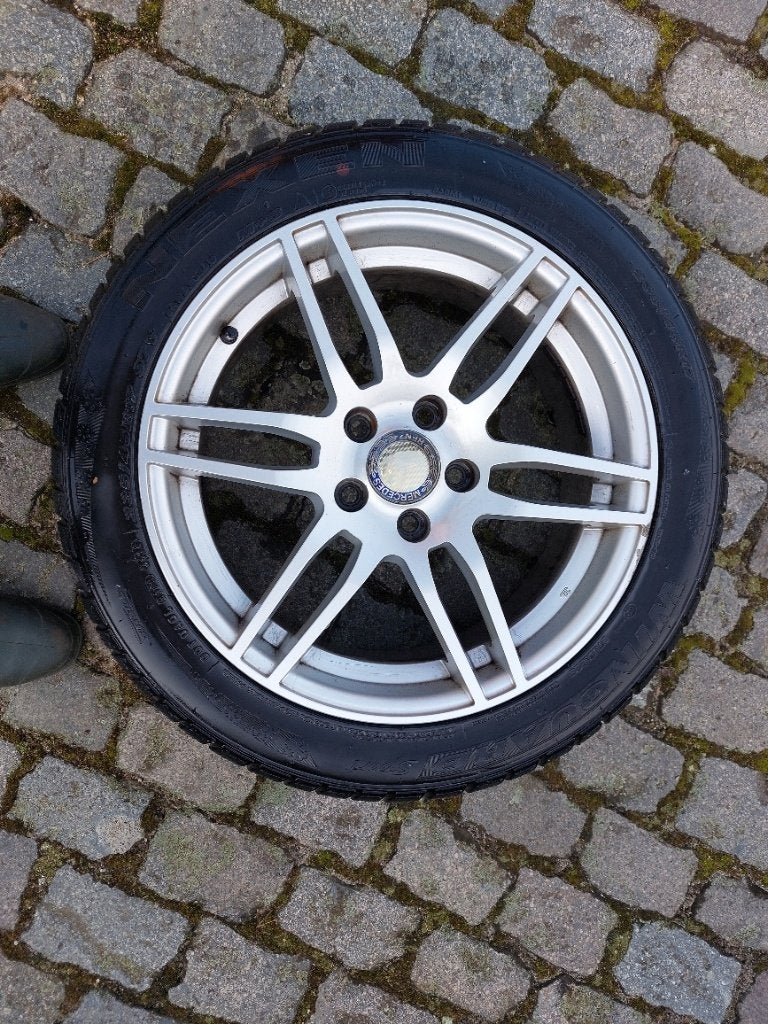 set wintervelgen met banden mercedes, Auto-onderdelen, Ophalen, Gebruikt, 17 inch, Winterbanden