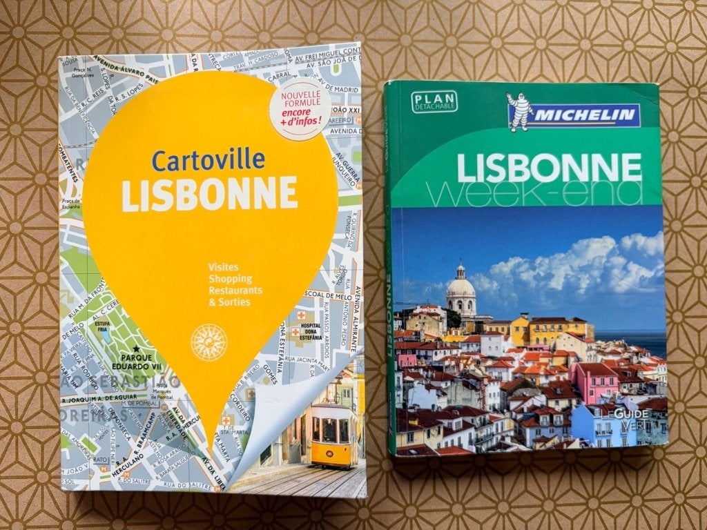 Lot 2 guides Lisbonne – Cartoville et Michelin, Europa, Reisgids of -boek, Ophalen, Gelezen