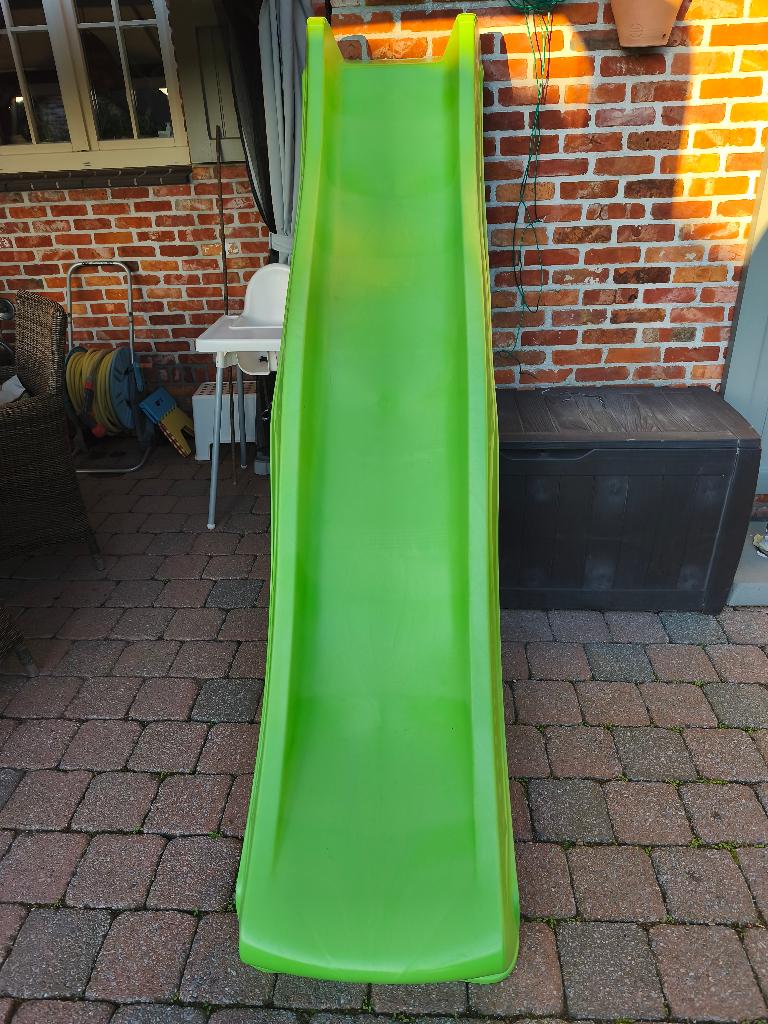 Nieuw Limoengroen Glijbaan voor buitenspeeltuig, Kinderen en Baby's, Speelgoed | Buiten | Speeltoestellen, Ophalen, Nieuw, Glijbaan