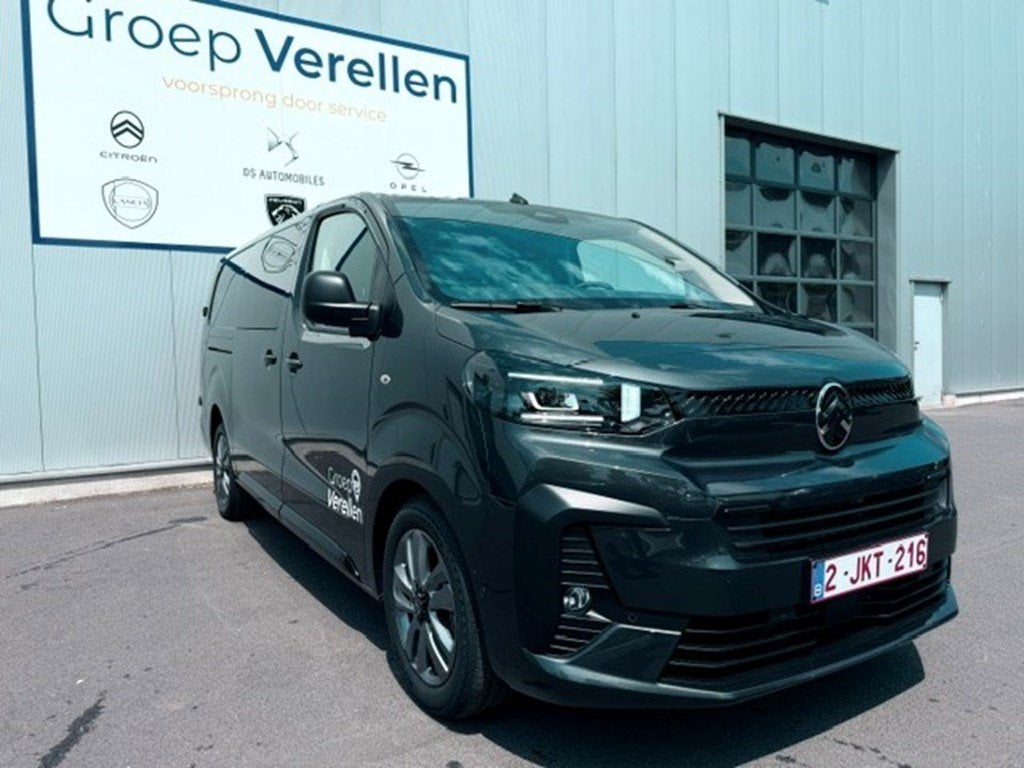 Citroen Jumpy Dubbele Cabine XL 180pk Aut. Full Option, Autos, Citroën, Argent ou Gris, Achat, Euro 6, Entreprise