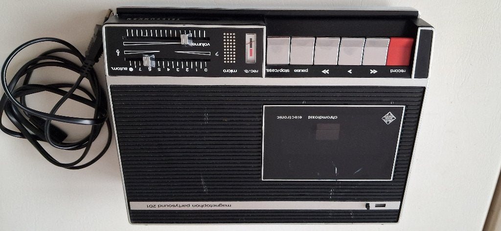 Telefunken Cassettedeck années 1980, TV, Hi-fi & Vidéo, Decks cassettes, Enlèvement, Simple