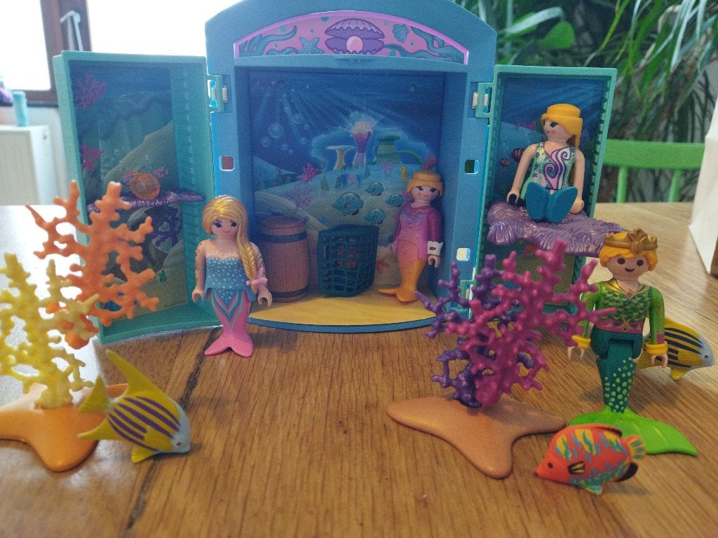 Playmobil 'Zeemeermin speldoos', Kinderen en Baby's, Speelgoed | Playmobil, Ophalen, Zo goed als nieuw, Complete set