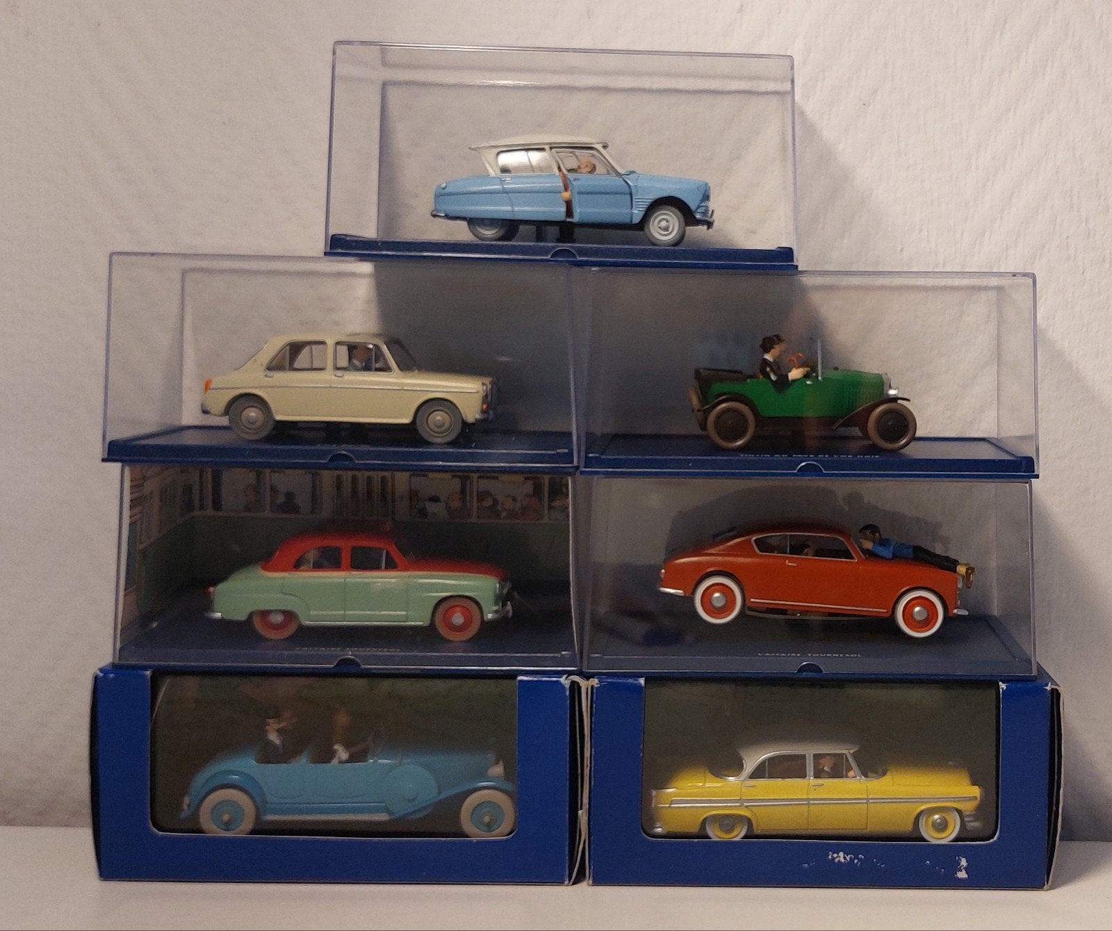 7 Kuifje Atlas auto's schaal 1/43. ideaal speelgoed  💫, Ophalen of Verzenden, Kuifje, Gebruikt, Beeldje of Figuurtje
