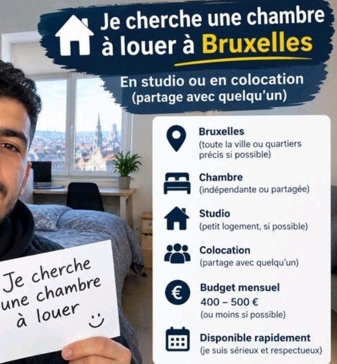 0465918717 chambre studio urgent, Une personne