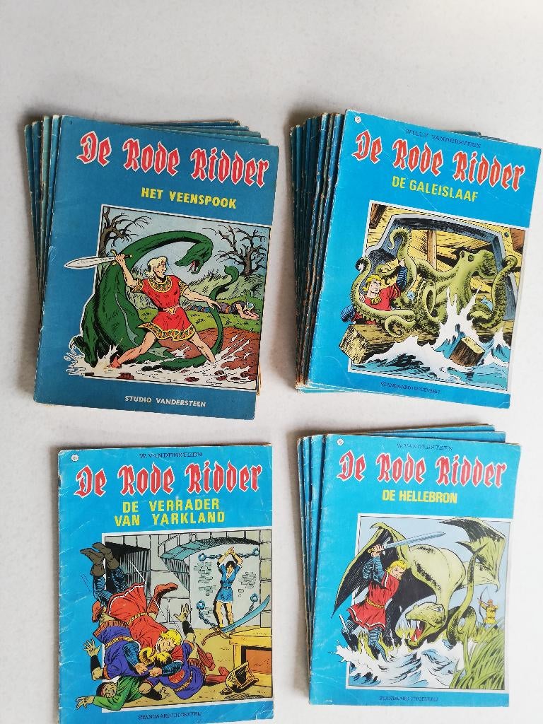 oude strips de rode ridder, Ophalen of Verzenden, Gelezen