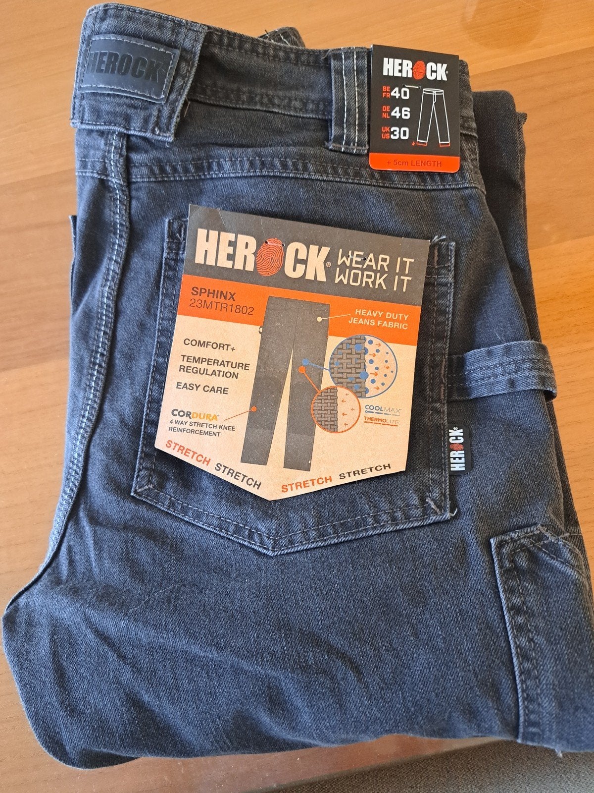 Pantalon de travail "Herock sphinx", Doe-het-zelf en Bouw, Ophalen, Nieuw