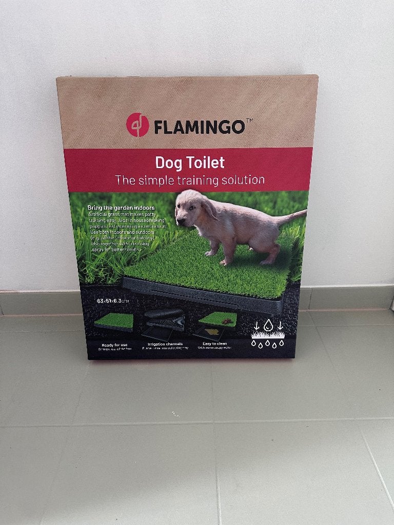 Honden toilet met grasmat, Ophalen, Nieuw