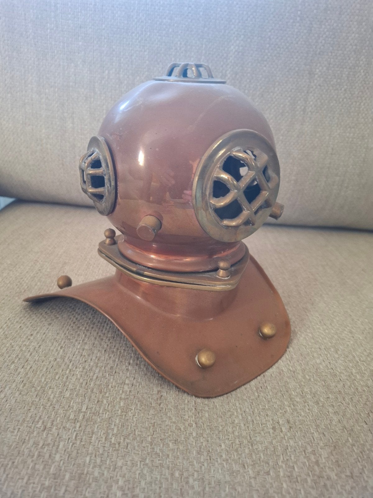 Cloche de plongée nautique en cuivre, Enlèvement ou Envoi