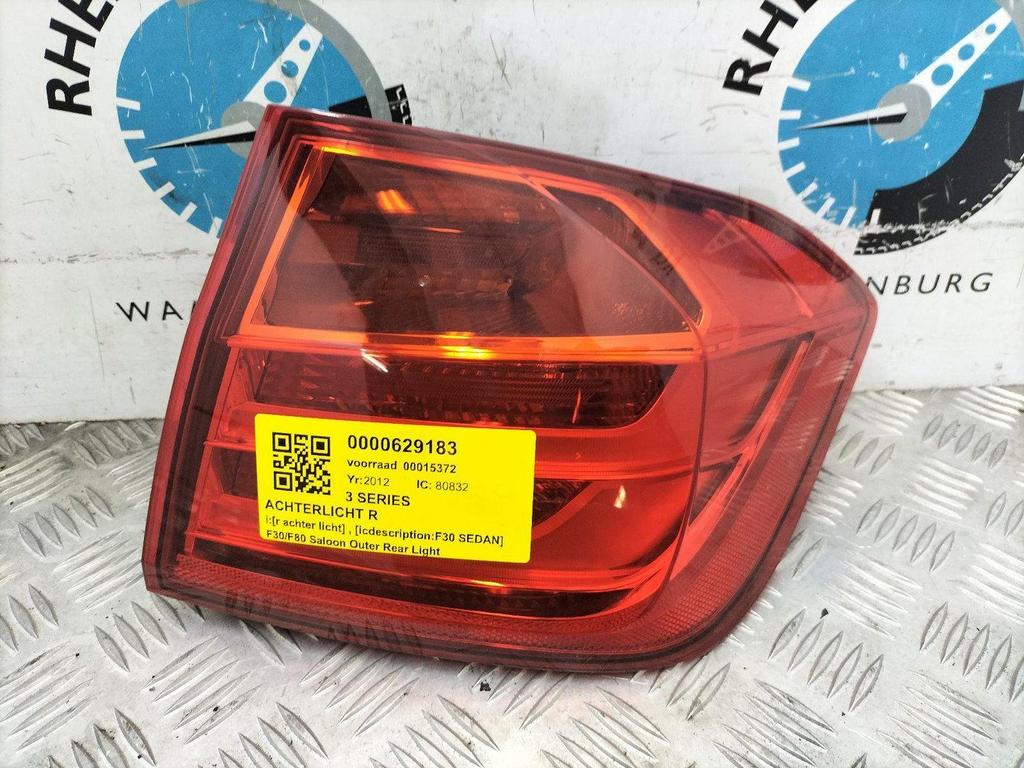 BMW 3 SERIES 320i High Executive  ACHTERLICHT R 2012, Ophalen of Verzenden, Gebruikt, ARN erkend