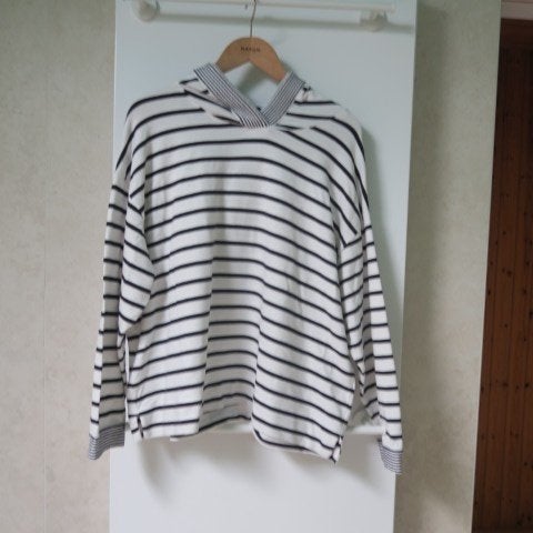 Hoodie marine met kap Margittes mt 48, Meerkleurig, Maat 46/48 (XL) of groter, Margittes, Ophalen of Verzenden