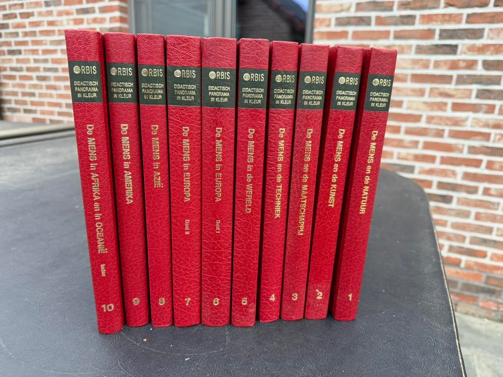 Didactisch Panorama in Kleur - De mens en zijn wereld, Boeken, Ophalen, 19e eeuw, Zo goed als nieuw, Europa