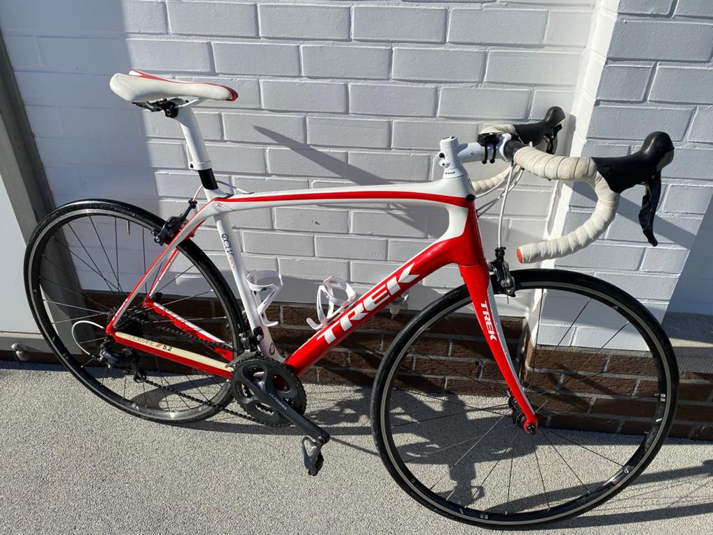 Koersfiets full carbon Trek, Ophalen, Gebruikt, Carbon