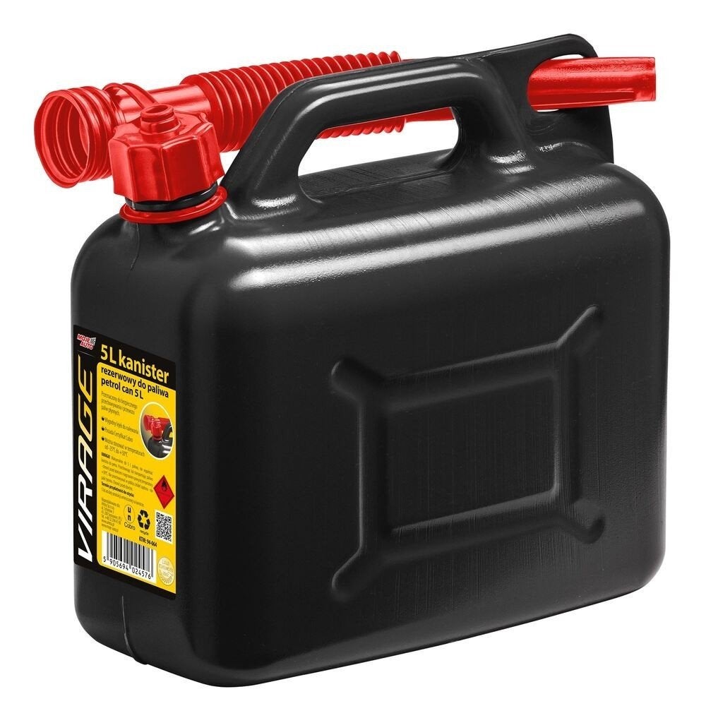 jerry-can voor benzine druk bestendig Benzinekan Zwart 5L, Ophalen